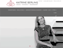 Tablet Screenshot of katrineberling.dk